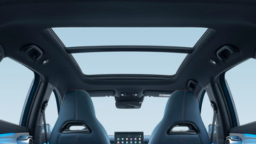 Stort panoramaglastag