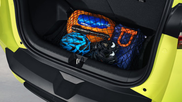 Bagagekapacitet på 308 liter