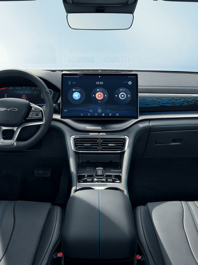 BYD SEAL U førerkabinen 