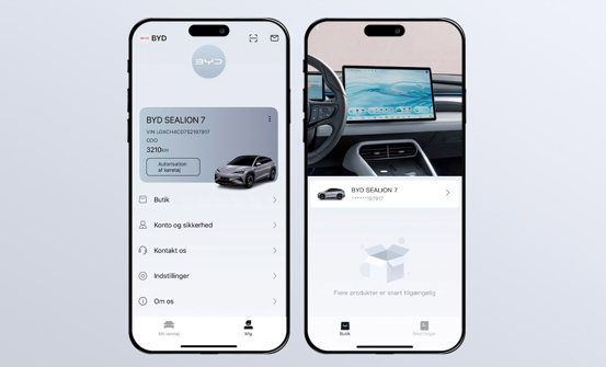 Du får BYD Connect helt gratis i to år
