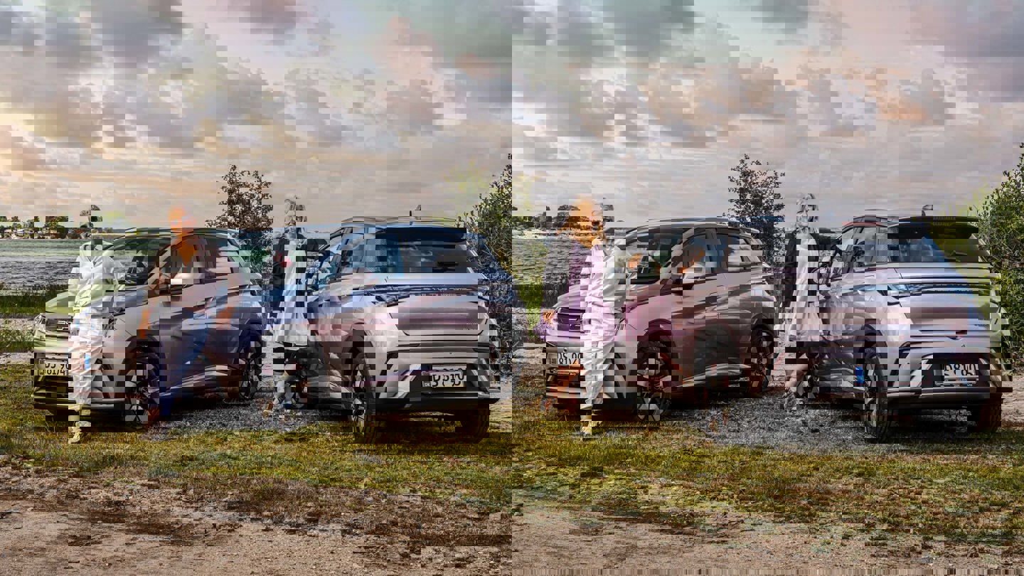 To ens BYD DOLPHIN vendindebiler