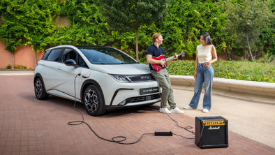 BYD DOLPHIN der bliver brugt til V2L